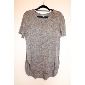 Dina Be Short Sleeve Grey Tee